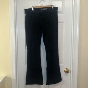 Gap 
women’s jeans, Size 14, Color Black, mid size flare.